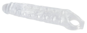 Прозрачная закрытая насадка Crystal Skin Penis Sleeve - 27,8 см. - 0