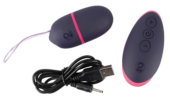 Темно-фиолетовое виброяйцо с пультом ДУ Remote Controlled Love Bullet - 1