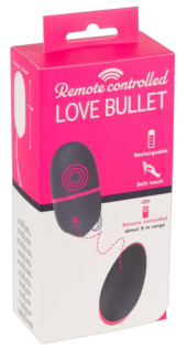 Темно-фиолетовое виброяйцо с пультом ДУ Remote Controlled Love Bullet - 4