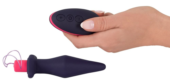 Темно-фиолетовая анальная пробка Remote Controlled Butt Plug - 14 см. - 3