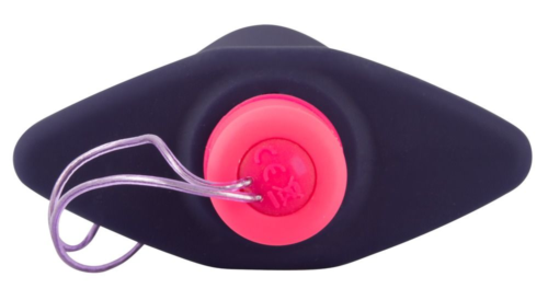 Темно-фиолетовая анальная пробка Remote Controlled Butt Plug - 14 см. - 1