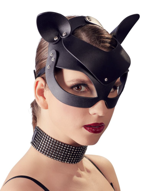 Маска на глаза с ушками Cat Mask Rhinestones - 1