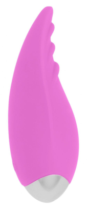 Розовый клиторальный стимулятор Nanci - 10,5 см. - 1