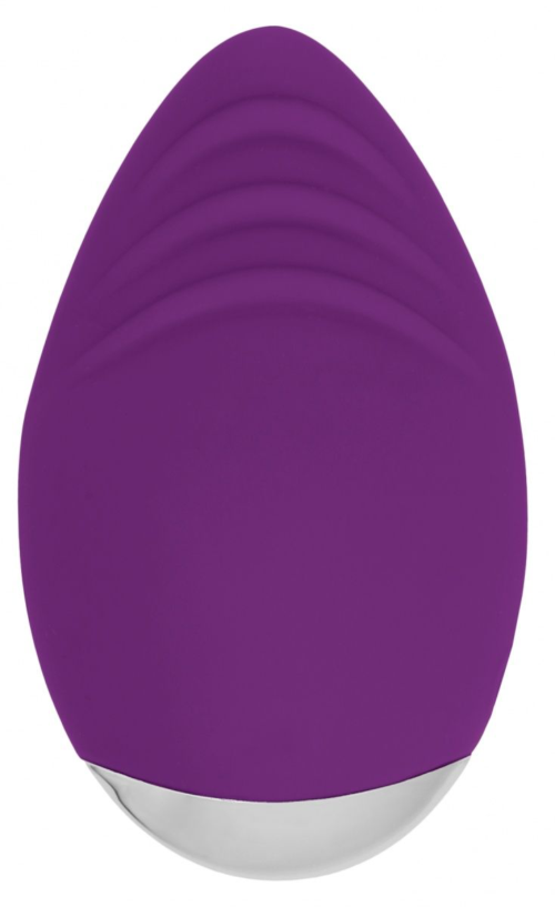 Фиолетовый клиторальный стимулятор Nanci - 10,5 см. - 0