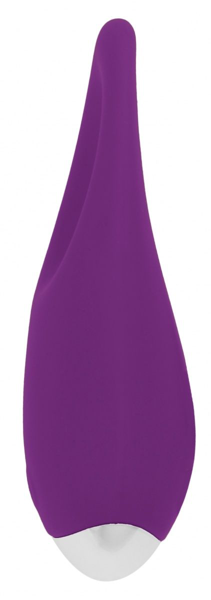 Фиолетовый клиторальный вибростимулятор Ynez - 11,5 см. - 1