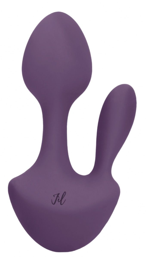 Фиолетовый анально-вагинальный вибратор Sofia - 13 см. - 0