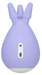 Фиолетовый клиторальный стимулятор Luscious с тремя отростками - 0