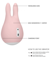 Розовый клиторальный стимулятор Sugar Bunny - 9,5 см. - 2