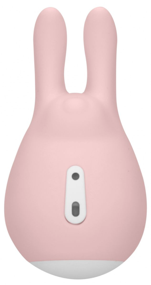 Розовый клиторальный стимулятор Love Bunny - 9,4 см. - 0