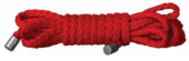 Красная веревка для бондажа Kinbaku Mini - 1,5 м. - 0
