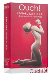 Красная веревка для бондажа Kinbaku Mini - 1,5 м. - 1