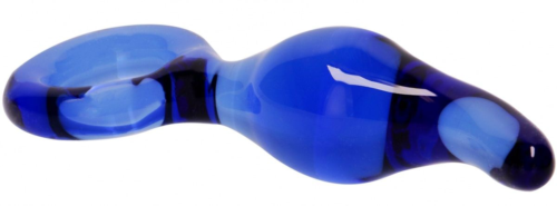 Синий анальный стимулятор Gripper - 17 см. - 3