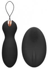 Черные вагинальные шарики Purity с пультом ДУ - 4
