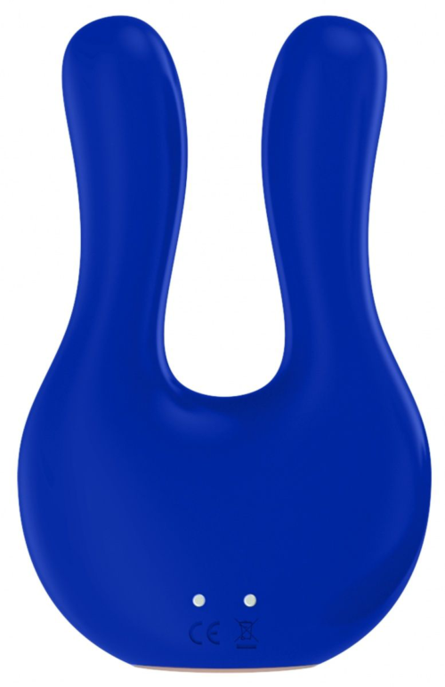 Синий клиторальный стимулятор Exceptional - 10,4 см. - 2