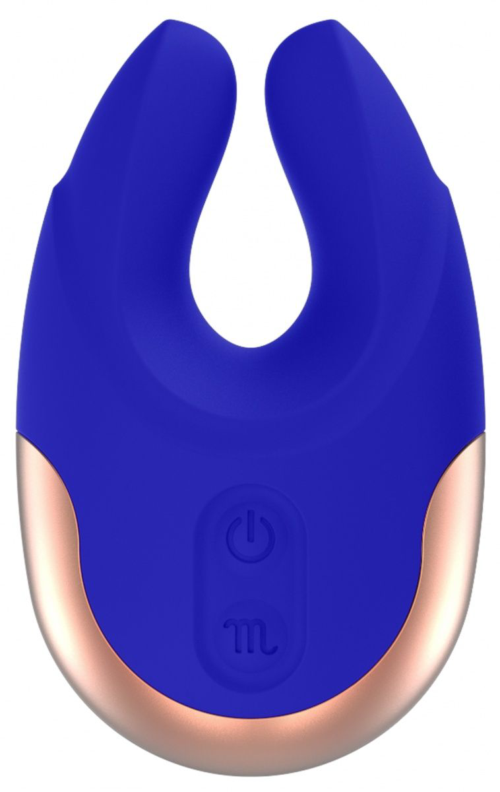 Синий клиторальный стимулятор Lavish - 8,9 см. - 1