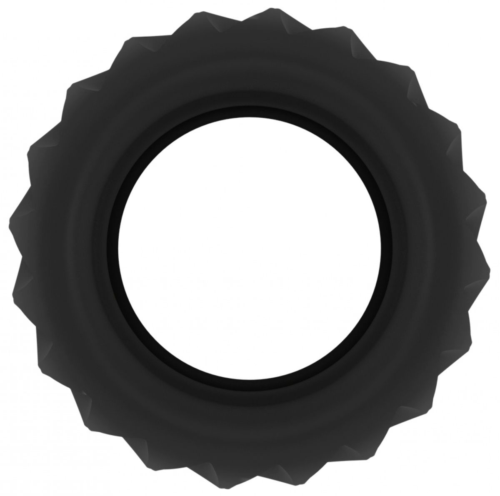 Черное эрекционное кольцо SONO №40 - 1