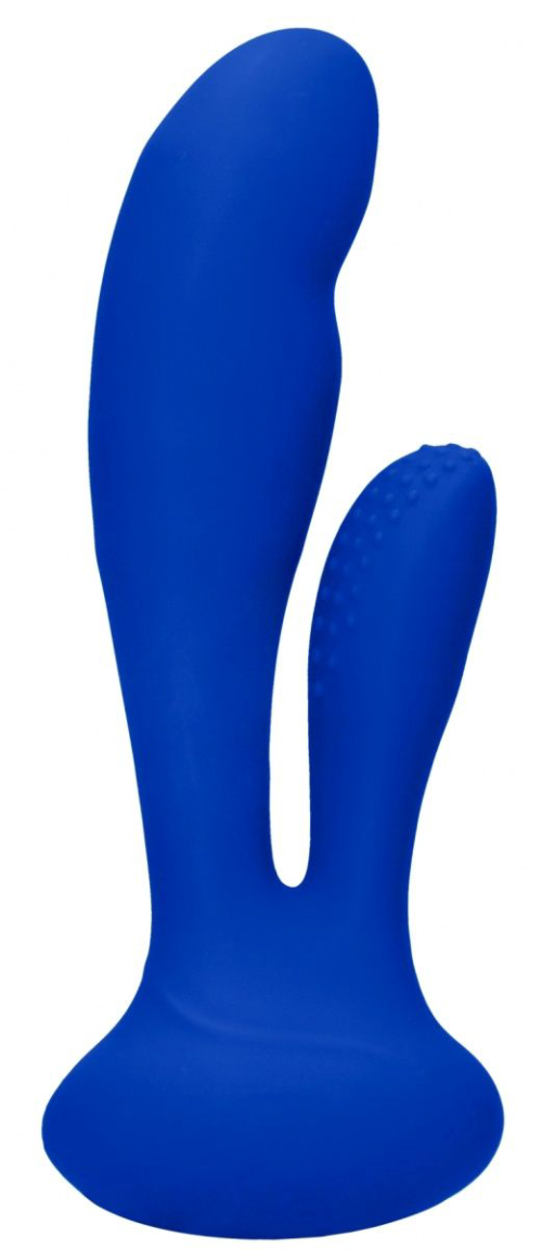 Синий вибратор G-Spot and Clitoral Vibrator Flair - 17,5 см. - 0