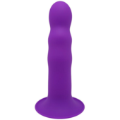 Фиолетовый фаллоимитатор двойной плотности Hitsens 3 - 17,7 см. - 0