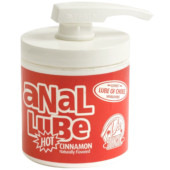 Анальная смазка с разогревающим действием Anal Lube Hot Cinnamon Flavored Lubricant - 142 мл. - 0