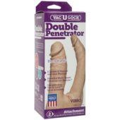 Анально-вагинальная вибронасадка Harness Vibro Double Penetrator - 16,7 см. - 1
