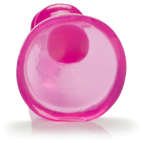 Розовый анальный стимулятор Pink Jelly Teaser Probe 4.5 - 12 см. - 4