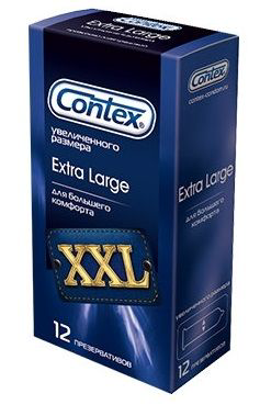 Презервативы CONTEX Extra large - 12 шт.
