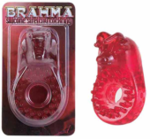 Красное эрекционное кольцо BRAHMA - 0