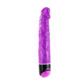 Фиолетовый гелевый вибромассажёр Adour Club - 23,5 см. - 0