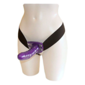 Фиолетовый страпон с вибрацией ALIAS FEMALE STRAP-ON - 16 см. - 1