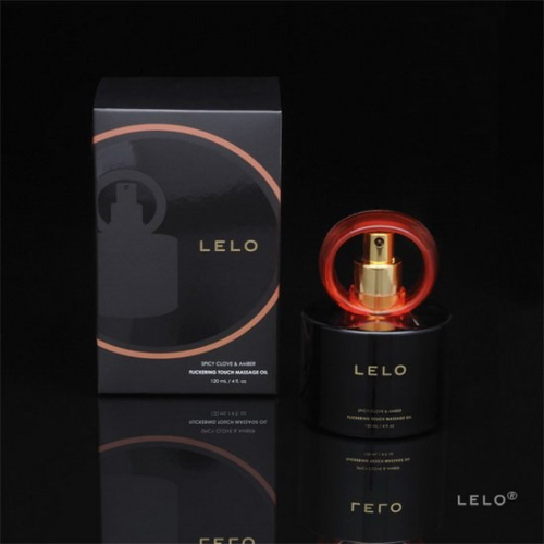 Массажное масло LELO с частицами золота и ароматом бергамота со шлейфом кедрового оттенка бальзамической пихты - 1
