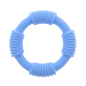 Голубое эрекционное кольцо PLAY CANDI COTTON POP BLUE - 0