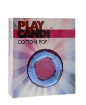 Голубое эрекционное кольцо PLAY CANDI COTTON POP BLUE - 1