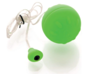 Зеленый виброшарик с выносным пультом-кнопкой - 0