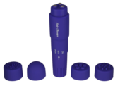 Фиолетовая виброракета FUNKY MASSAGER - 10 см. - 0