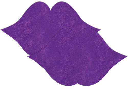 Фиолетовые пестисы в форме губ - 0