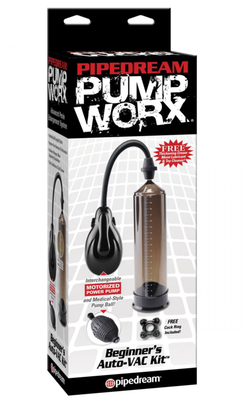 Вакуумный вибростимулятор Pump Worx Beginners Auto VAC Kit - 0