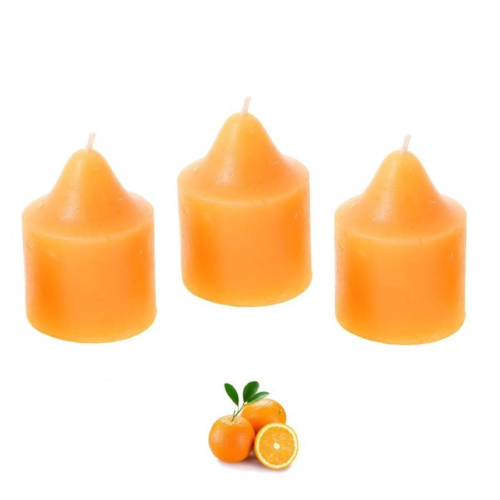 Свечи восковые - Романтик аромат апельсина - 0