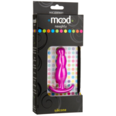 Розовая анальная пробка Mood Naughty 3 3 Silicone для ношения - 7,6 см. - 1