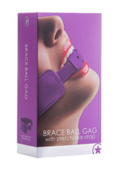 Кляп Brace Balll Purple - 1