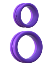 Набор из двух фиолетовых эрекцонных колец Max Width Silicone Rings - 0