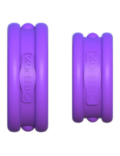 Набор из двух фиолетовых эрекцонных колец Max Width Silicone Rings - 2