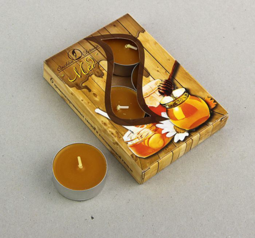 Свечи ароматизированные запах меда - 0
