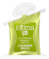 Масло для массажа Inttimo Cucumber Melon с ароматом огурчика и дыни - 10 мл. - 0
