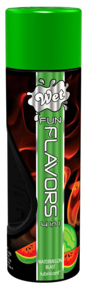 Разогревающий лубрикант Fun Flavors 4-in-1 Watermelon Blast с ароматом арбуза - 316 мл. - 0