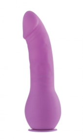 Фиолетовый страпон Deluxe Silicone Strap On 8 Inch - 20,5 см. - 2