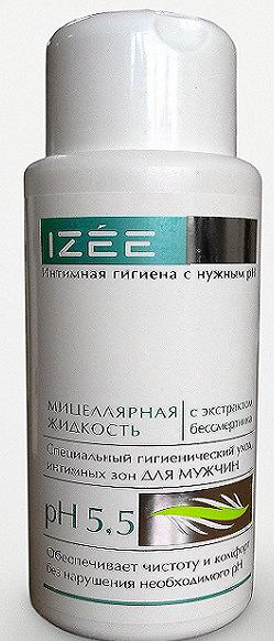 Очищающая интимная мицеллярная жидкость для мужчин с экстрактом бессмертника - 250 мл. - 0
