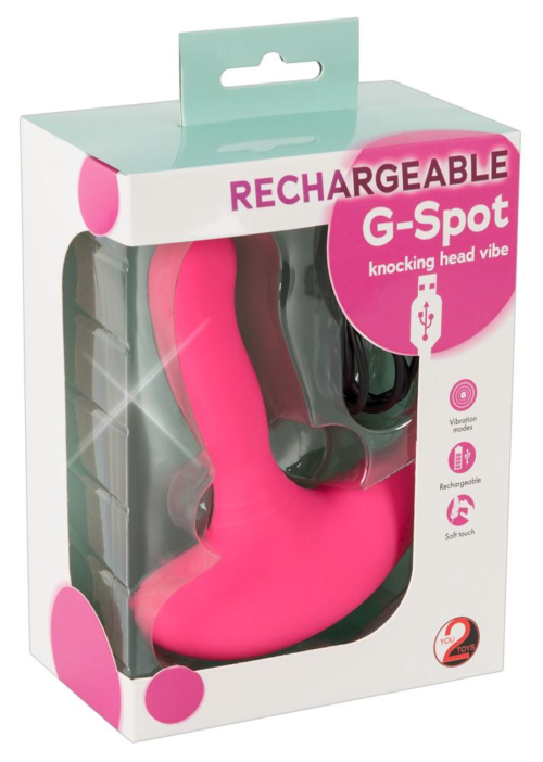 Розовый вибромассажер Rechargeable G-Spot Vibe для массажа точки G - 5