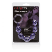 Фиолетовая анальная цепочка Swirl Pleasure Beads - 20 см. - 2