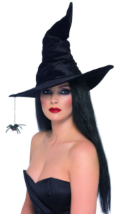 Оригинальная шляпа ведьмы с пауком - 0