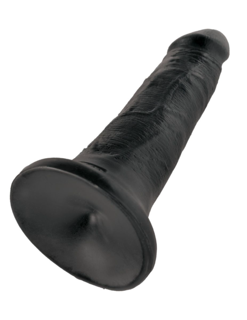 Черный анальный фаллоимитатор на присоске 5 Cock - 14 см. - 4